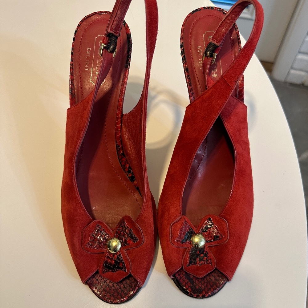 Vintage coach heels